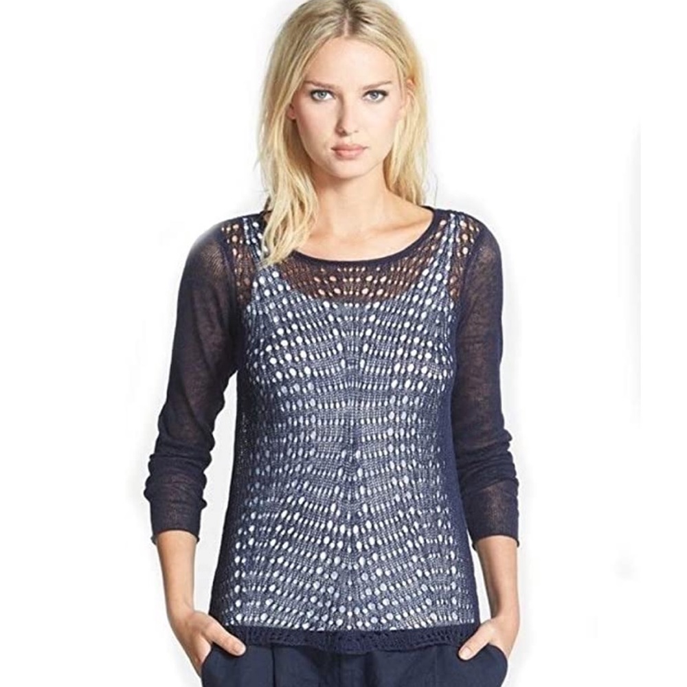 Eileen Fisher Midnight Blue Shirt